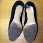 vintage 70s Black velvet heels Peter Kaiser size 9 shoes
