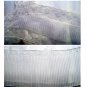 Vtg 40s Barbizon nightgown crystal pleat lace inserts old nylon size 14 miss
