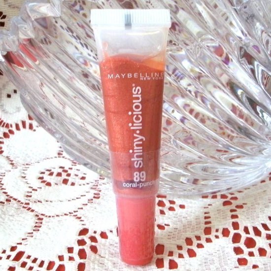 Maybelline Shiny Licious Lip Gloss 89 Coral Punch