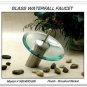 BRAND NEW BRUSHED NICKEL GLASS WATERFALL FAUCET FOR BATHROOM SINKS