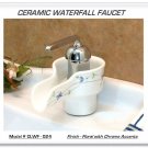 NEW CERAMIC FLORAL WATERFALL FAUCET FOR BATHROOM SINKS – BOWL STYLE