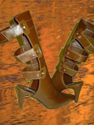 Open Back Boots Made By Bfy Size 10 Gorgeous