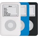 Jensen Clear, Blue And White Silicone Skins For iPod® 5G