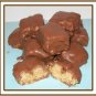 Chocolate Covered Peanut Butter Rice Crispy Treat