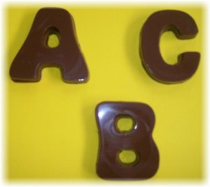 Chocolate Monogram - Chocolate Letters