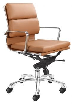 Eames Style Lowback SoftPad Director Office Chair - TERRACOTA