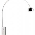 Modern Castiglioni Arco Lamp - White Marble Base
