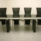 Modern Contemporary BERN Glass Dining Table