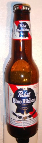 Pabst Blue Ribbon Hand Crafted Beer Bottle Night Light