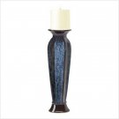 LARGE AZURE CANDLE HOLDER