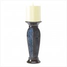 SMALL AZURE CANDLEHOLDER