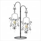 CRYSTAL DROP CANDLEHOLDER
