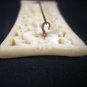 Vintage Antique Pre-Ban Carved Ivory Victorian Brooch