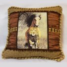 Lion Heart Horse Art Decorative Throw Pillow