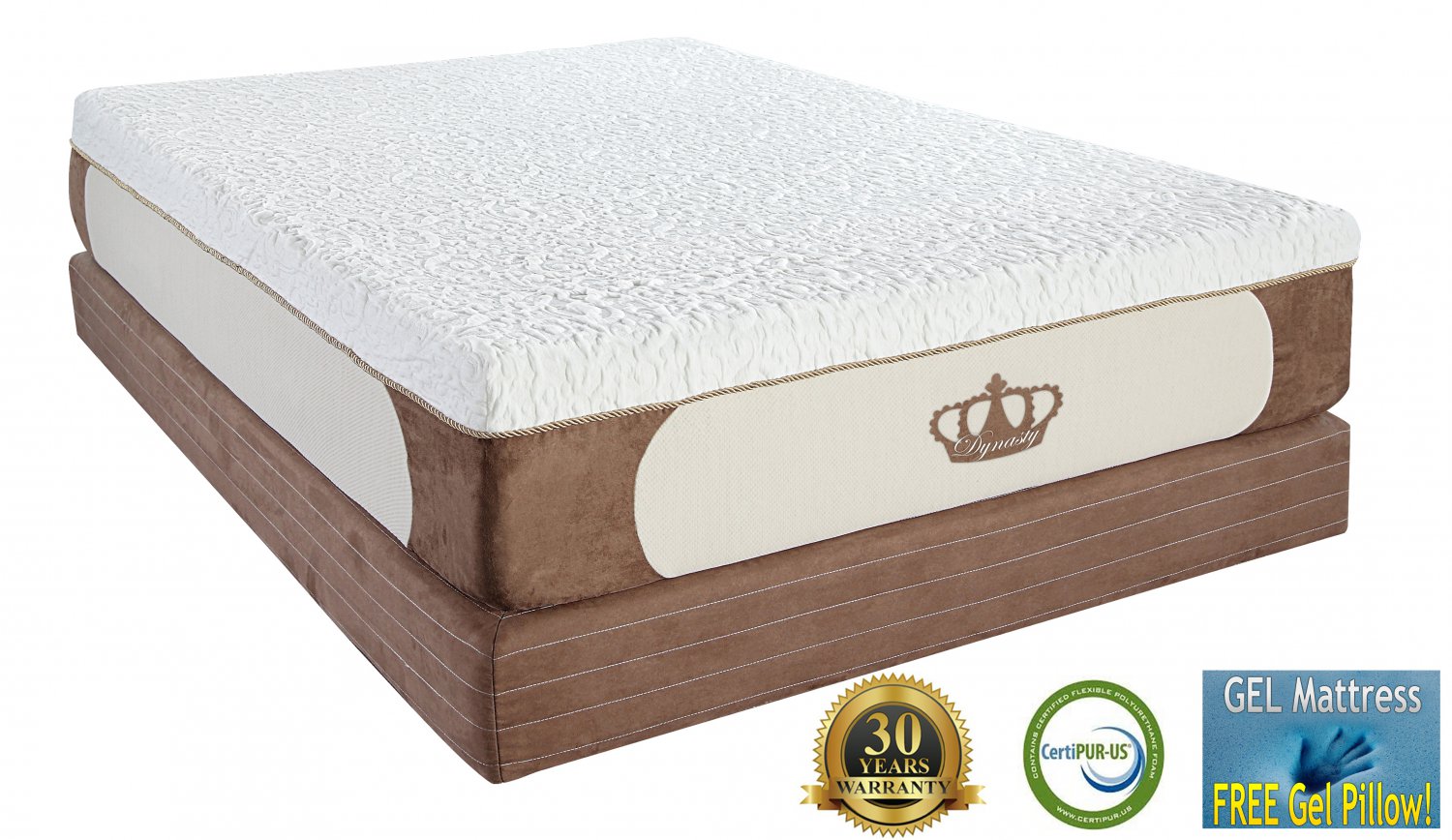 dynasty 14.5 memory foam mattress