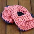 Fall leaves booties - size newborn to 3 months