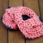 Fall leaves booties - size newborn to 3 months
