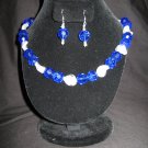 Royal Blue and White