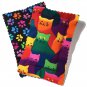 Crazy Cat Catnip Pillow Sacks - Two Pack - Handmade in USA