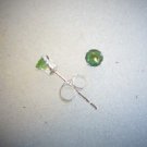 Chrome Diopside earrings set in 925 Sterling Silver