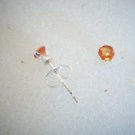 Genuine Padparadscha Sapphire Earrings