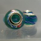 European style Large whole various colors Murano Glass silver stamped 925 bead