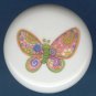 Psychedelic  Butterfly #1 Ceramic Knobs Pulls