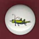 Green GRASSHOPPER Ceramic Knobs Pulls