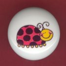 LADYBUG #2 ~ Ceramic Knobs Pulls