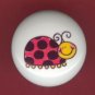LADYBUG #2 ~ Ceramic Knobs Pulls