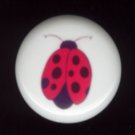 LADYBUG #3 ~ Ceramic Knobs Pulls