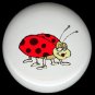 KISSY FACE LADYBUG ~ Ceramic Knobs Pulls