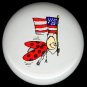 PATRIOTIC LADYBUG ~ Ceramic Knobs Pulls