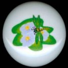 DRAGONFLY on a LILLY PAD Ceramic Drawer Knobs