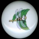DRAGONFLY Dragon Fly #2 Ceramic Drawer Knobs