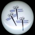 DRAGONFLY Dragon Fly #4 Ceramic Drawer Knobs