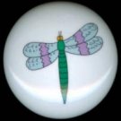DRAGONFLY Dragon Fly #7 Ceramic Drawer Knobs