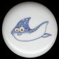 Whimsical Sea Life MANTA RAY Mantaray Ceramic Knob KNOBS