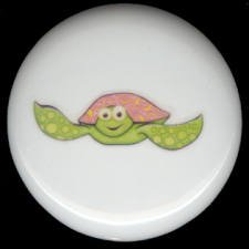 Whimsical Sea Life TURTLE Ceramic Knob KNOBS