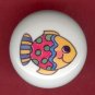 Whimsical FISH #1 Ceramic Knob KNOBS