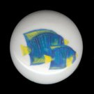 TROPICAL FISH #2 Ceramic Knob KNOBS