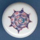 SEA SHELL Seashell #3 Ceramic Knob KNOBS