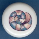 SEA SHELL Seashell #4 Ceramic Knob KNOBS