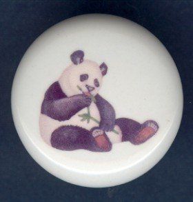 PANDA BEAR ~ Ceramic Knobs Pulls