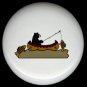 Rustic Lodge Decor - BEAR FISHING #1 ~ Ceramic Knobs Pulls