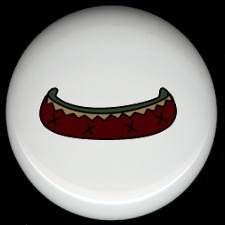Rustic Lodge Decor - CANOE #2 ~ Ceramic Knobs Pulls