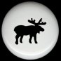 Rustic Lodge Decor - MOOSE #1 ~ Ceramic Knobs Pulls