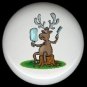 Rustic Lodge Decor - MOOSE #4 ~ Ceramic Knobs Pulls
