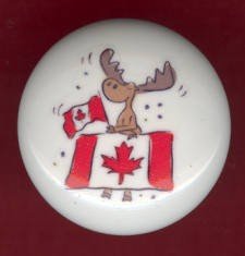 Rustic Lodge Decor - MOOSE #5 ~ Ceramic Knobs Pulls