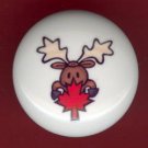 Rustic Lodge Decor - MOOSE #6 ~ Ceramic Knobs Pulls